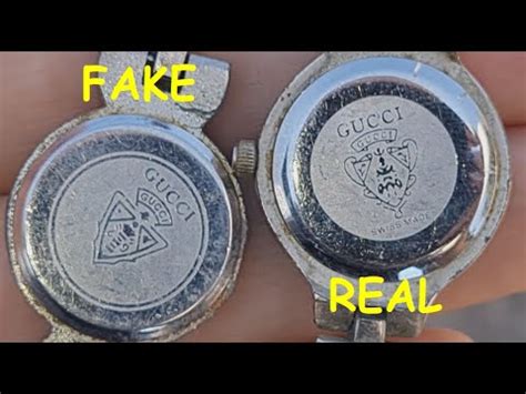 gucci digital watch real vs fake|Gucci watch verification.